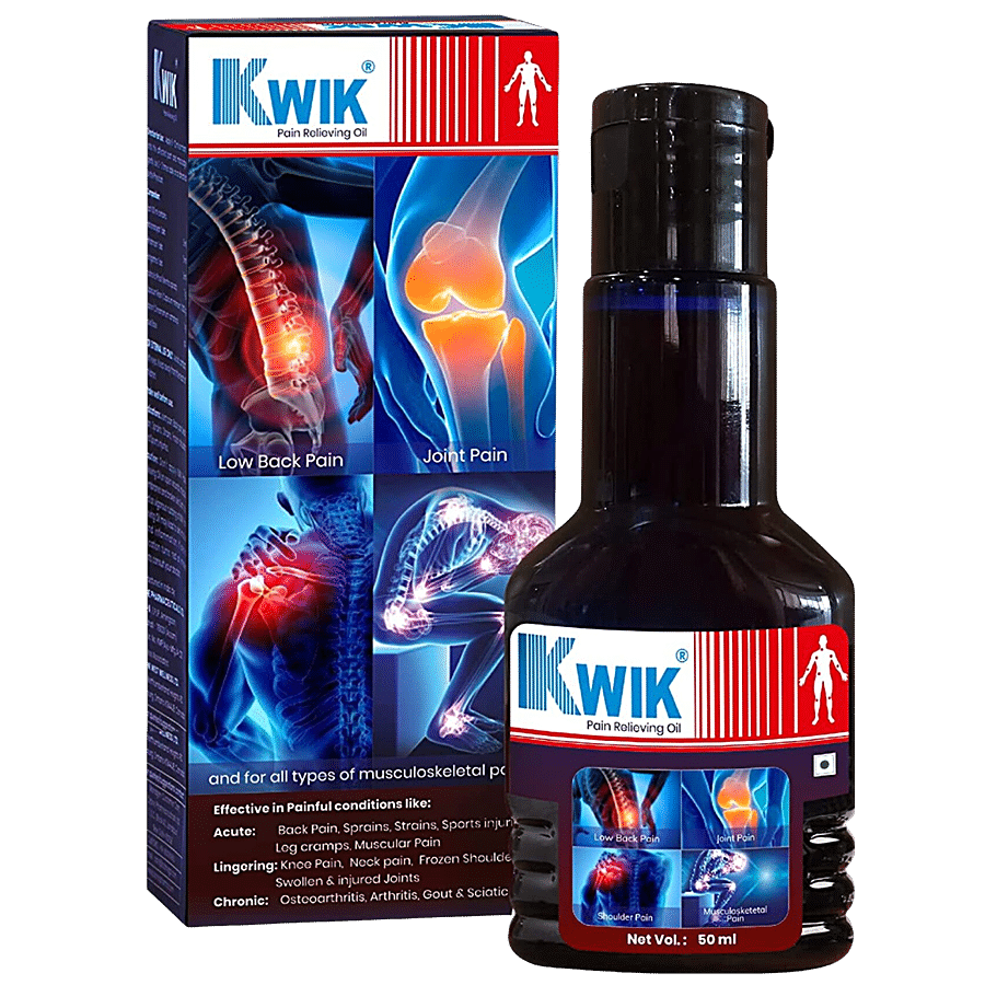 KWIK Pain Relieving Oil - Effective