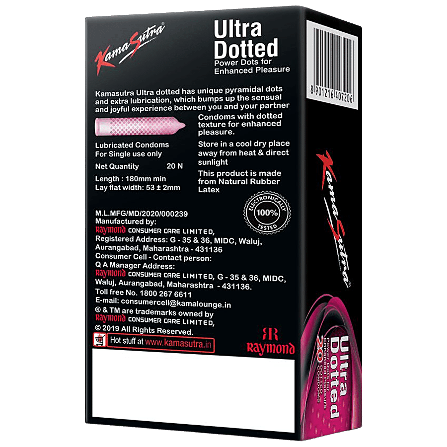 KamaSutra Ultra Dotted Condom - For Extended Pleasure