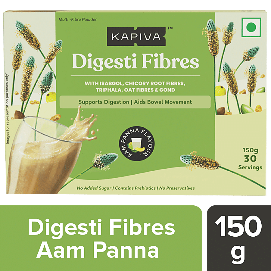 Kapiva Aam Panna Digesti Fibres - 4 Wholesome Fibres For Constipation Relief