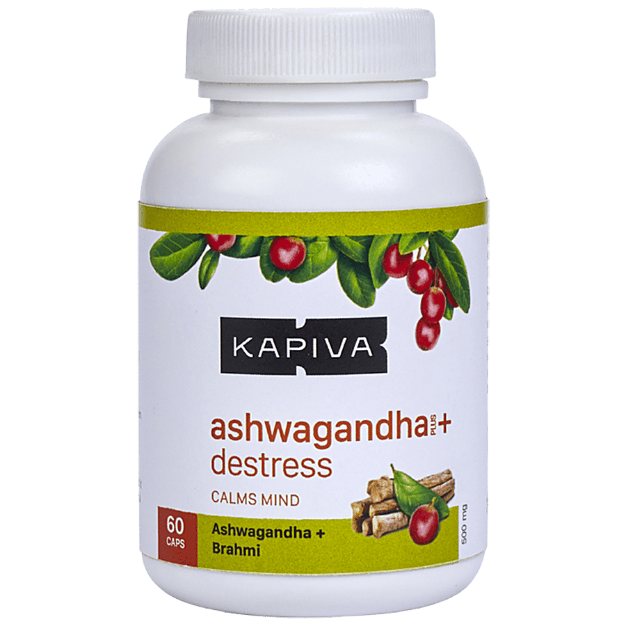 Kapiva Ashwagandha Capsules - Enhances Memory