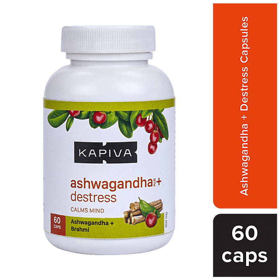 Kapiva Ashwagandha Capsules - Enhances Memory