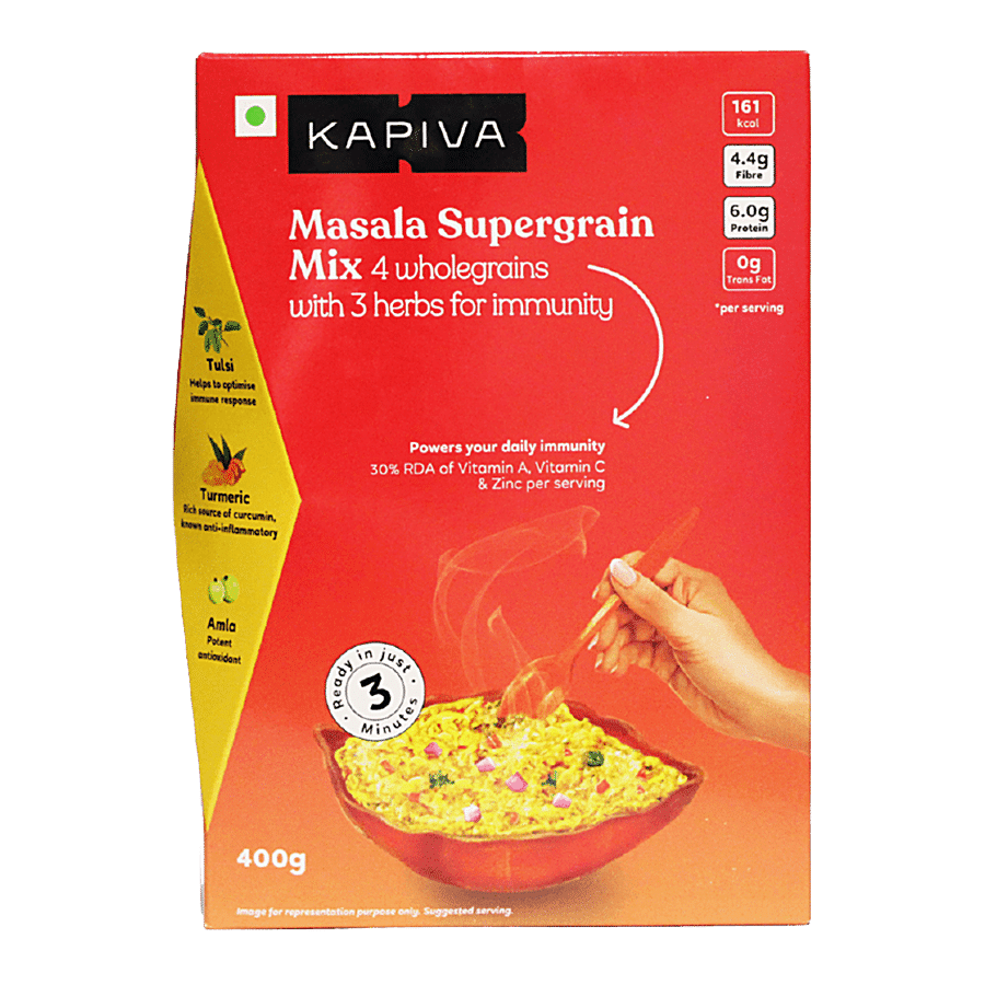 Kapiva Masala Supergrain Mix Instant Meal - Oats