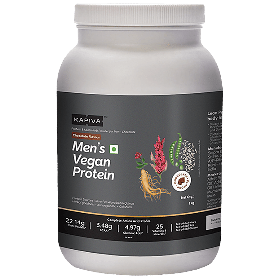 Kapiva Men’s Vegan Protein - Chocolate Flavour