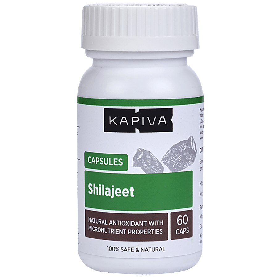 Kapiva Shilajeet Capsules - Boosts Stamina & Calms Your Mind