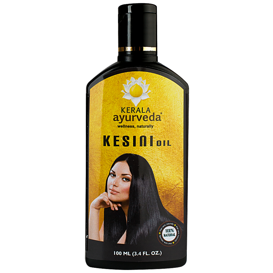 Kerala Ayurveda Kesini Oil 100ml | Daily Hair Oil for Long & Voluminous Hair | Herbal Hair Growth Oil | With Japakusuma