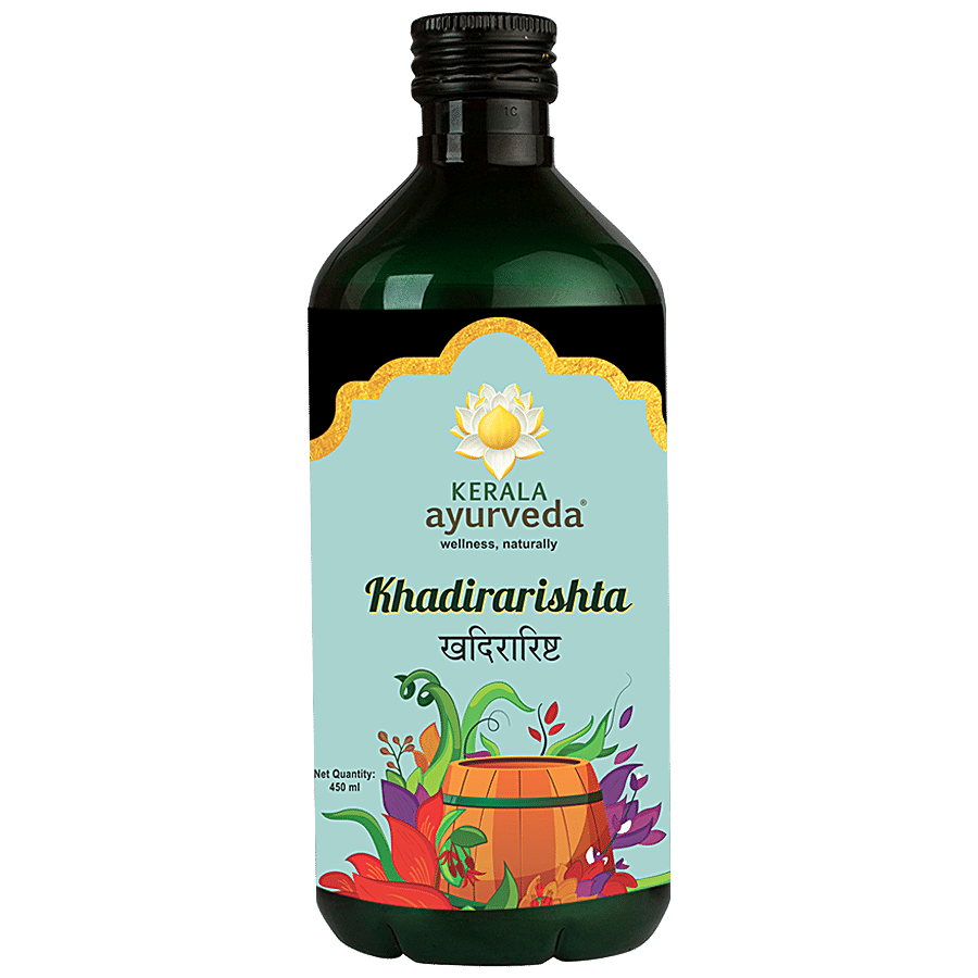 Kerala Ayurveda Khadirarishta Herbal Blood Purifier - Reduces Acne