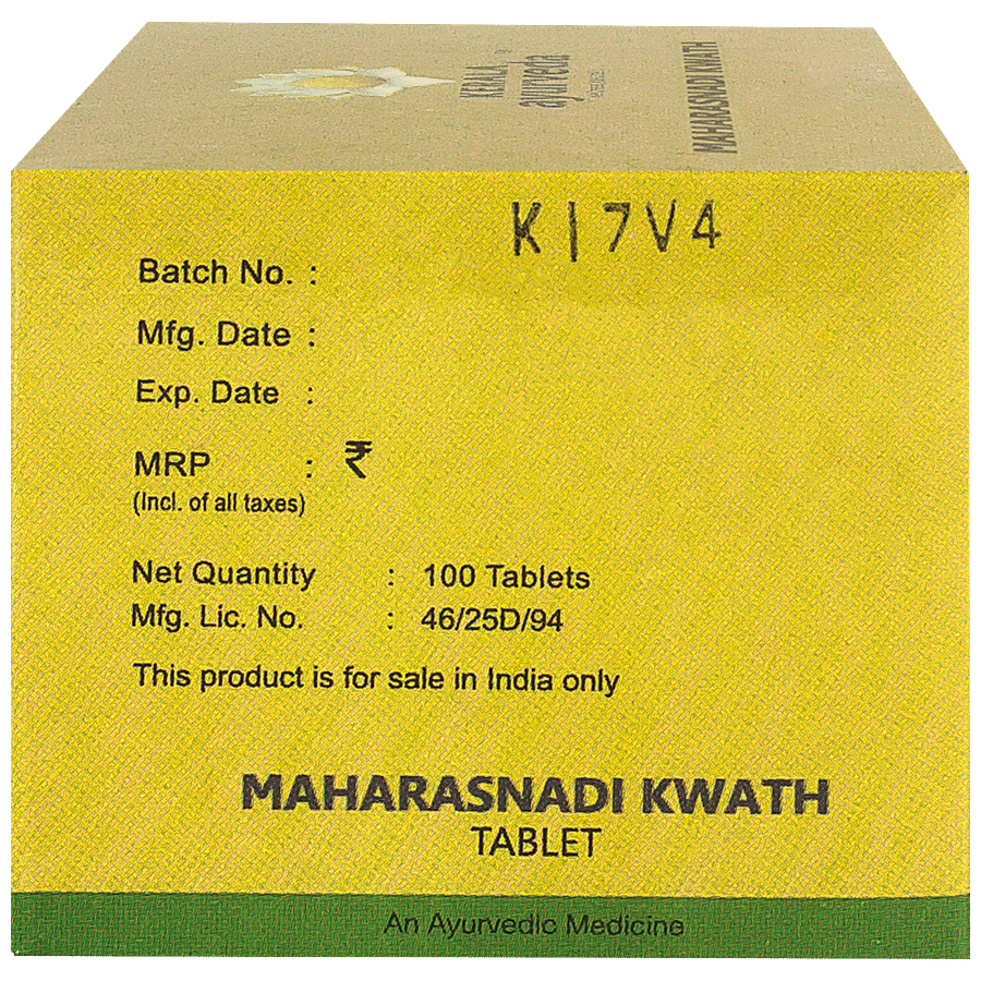 Kerala Ayurveda Maharasnadi Kwath Tablet