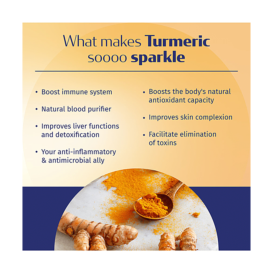 Kerala Ayurveda Turmeric Sparkles Effervescent Tablet - Immunity Booster