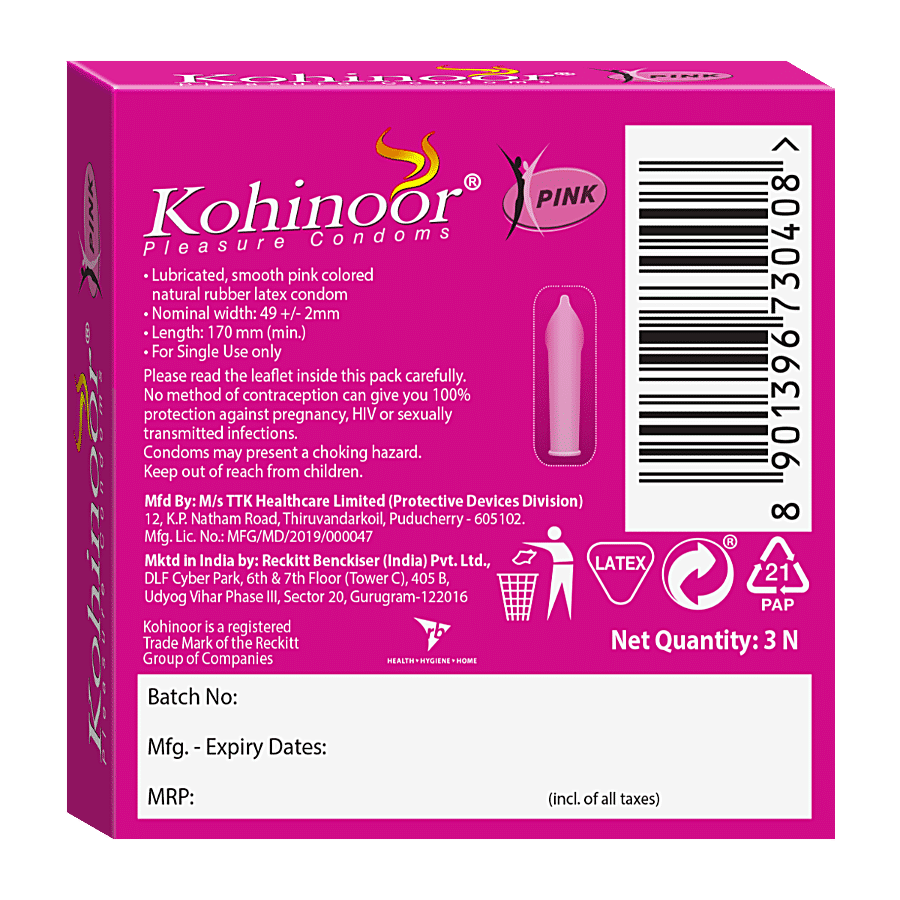 Kohinoor Condoms Pleasure