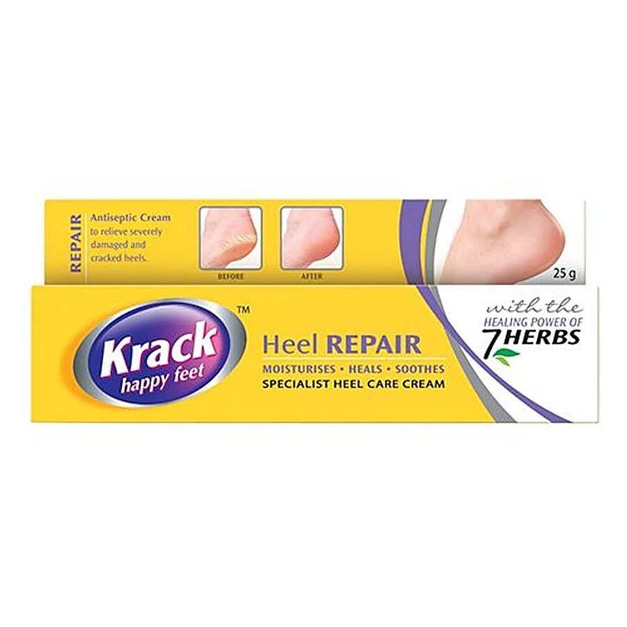 Krack Heel Care Cream - with Healing Power of 7 Herbs