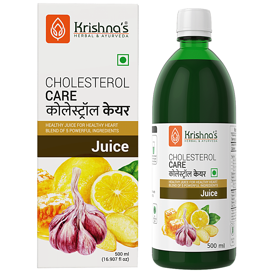 Krishnas Cholesterol Care Juice - Educes Excessive Appetite