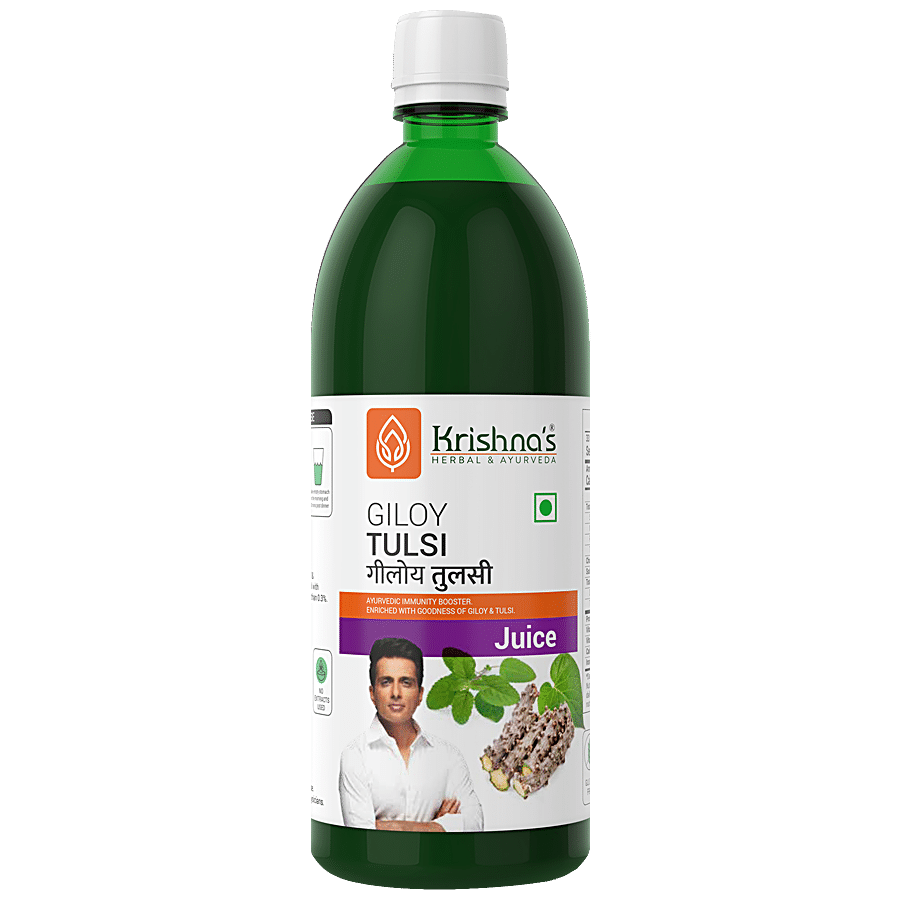 Krishnas Giloy Tulsi Juice - Natural Immunity Wellness