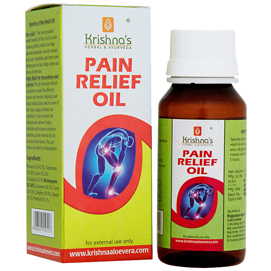 Krishnas Pain Relief Oil