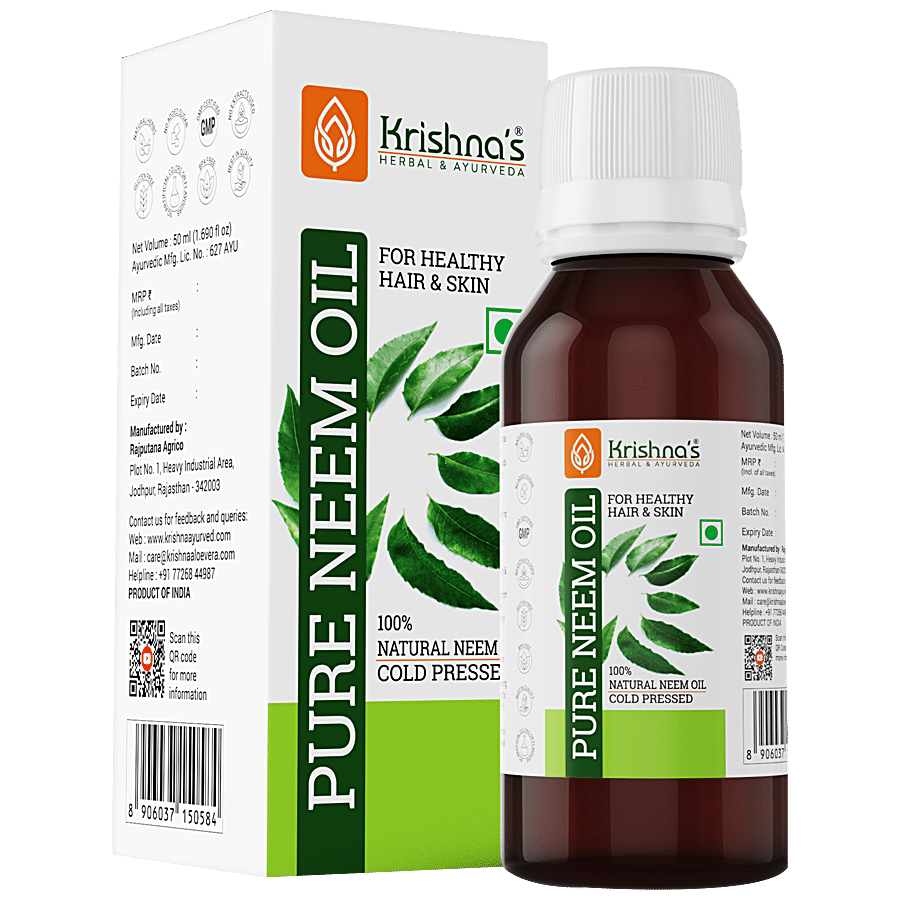 Krishnas Pure Neem Oil