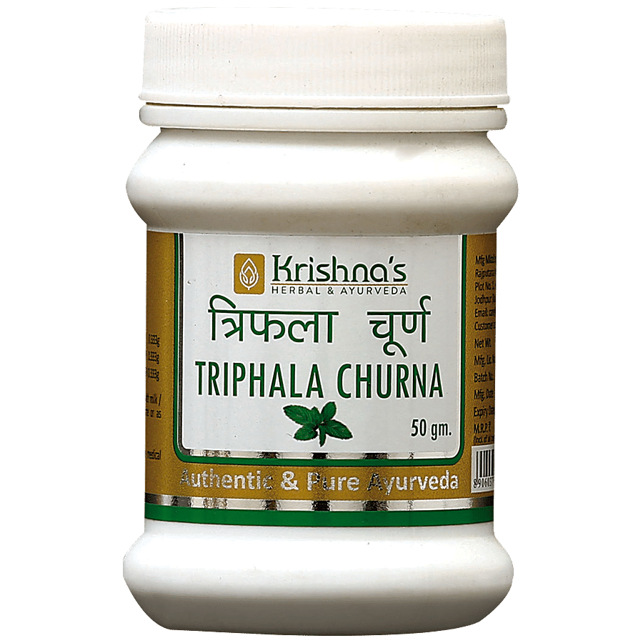 Krishnas Triphala Churna - Authentic & Pure Ayurveda