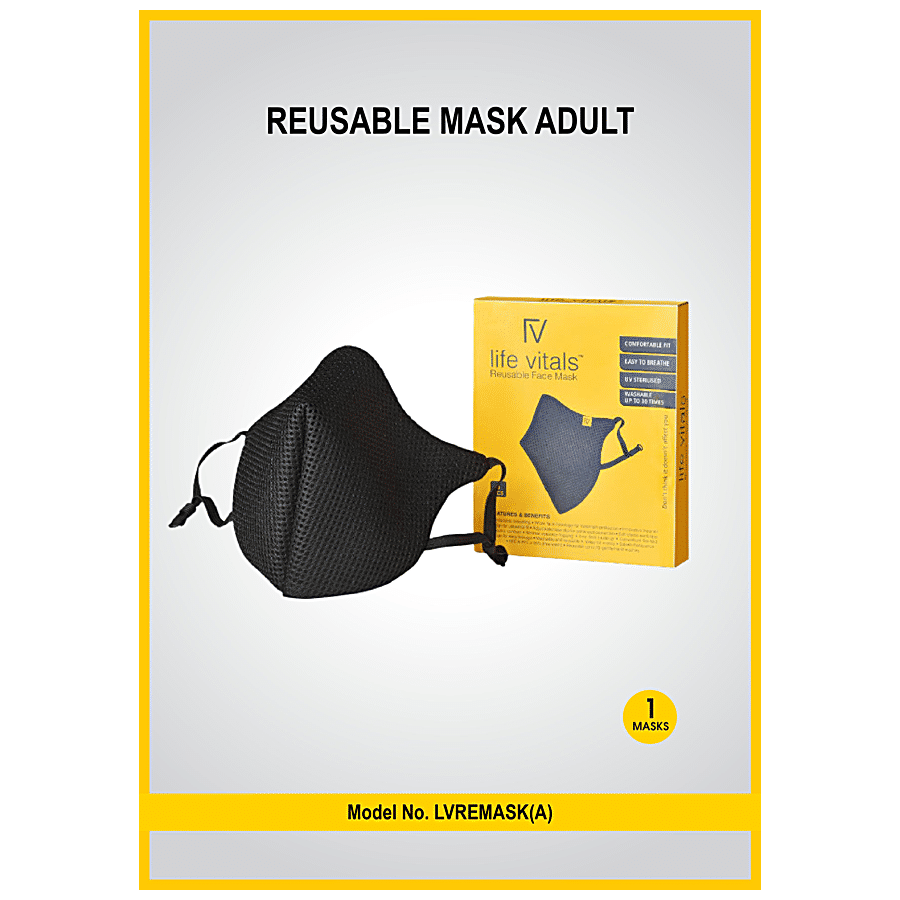 LIFE VITALS Face Mask - Reusable