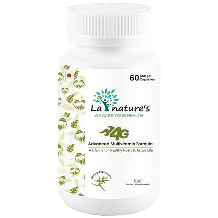 La Natures 4G Advanced Multivitamin Formula Softgels