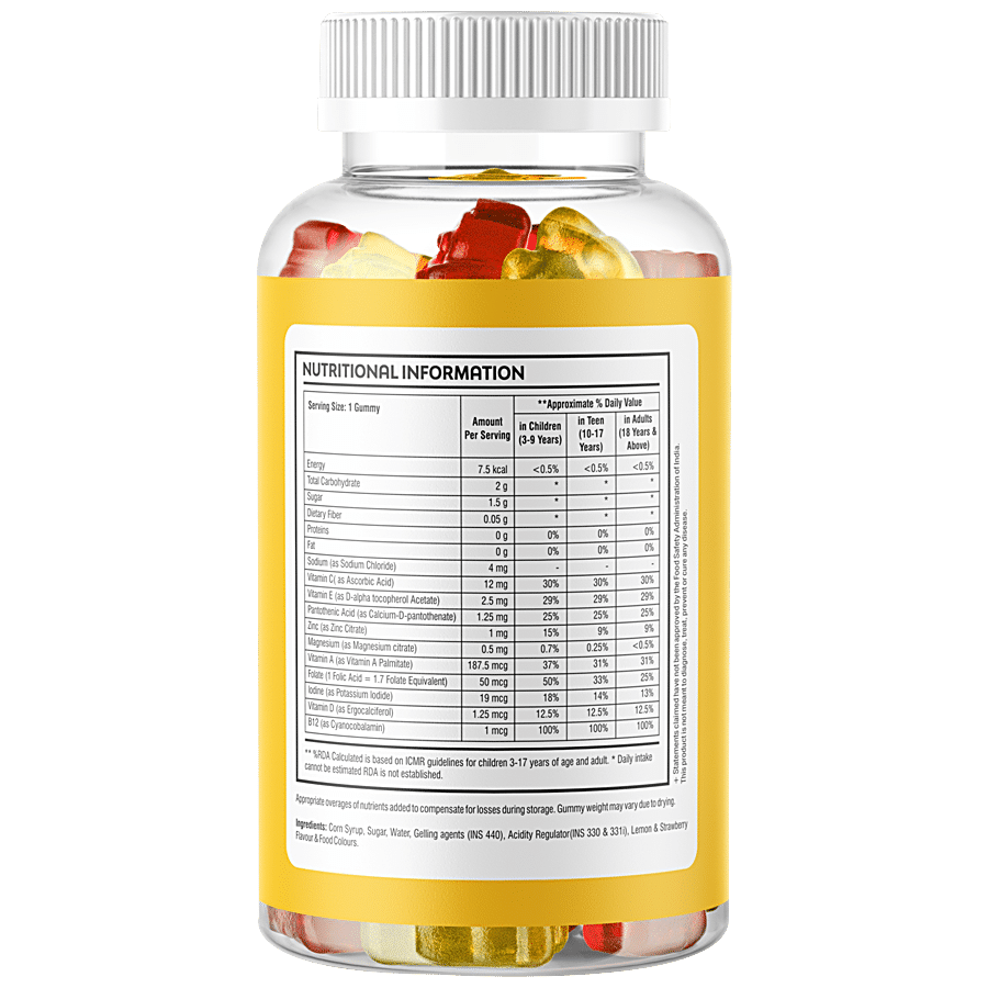 La Natures Multivitamin Gummies - Lemon & Strawberry Flavour