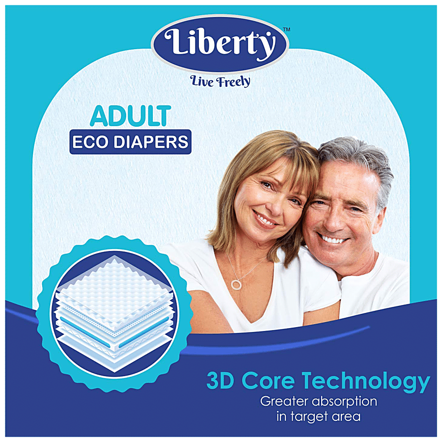 Liberty Diapers Eco Adult Tape Diaper Pants - Medium