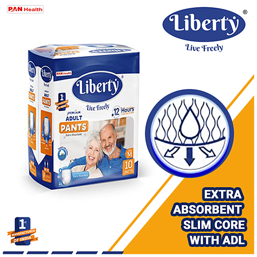 Liberty Diapers Premium Adult Diaper Pants - Medium