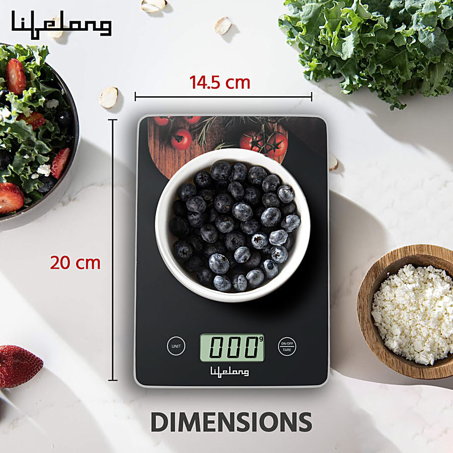 Lifelong Multifunctional Kitchen Weighing Scale - With Measuring Spoon