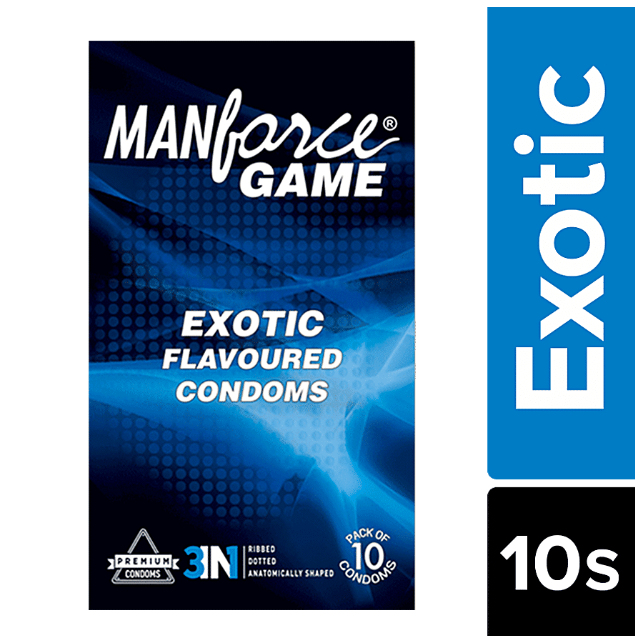 MANFORCE CONDOMS 3 in 1 Game Condoms