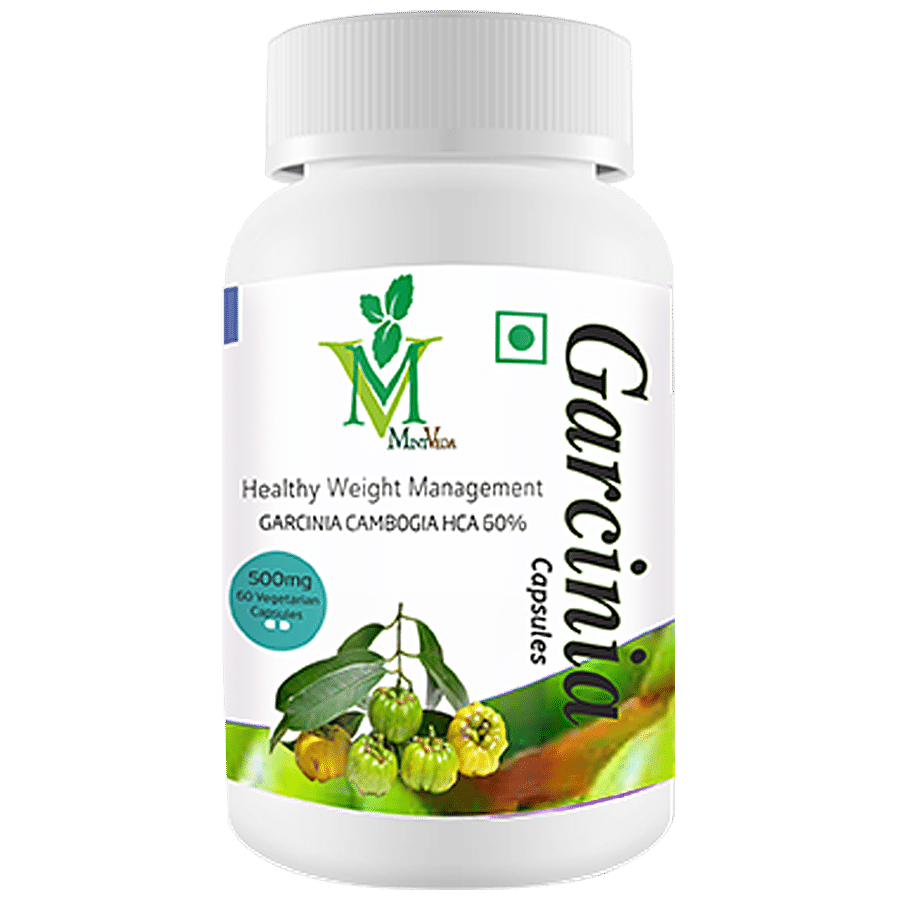 Mintveda Garcinia Cambogia 500mg Vegetarian Capsules - Fat Burner