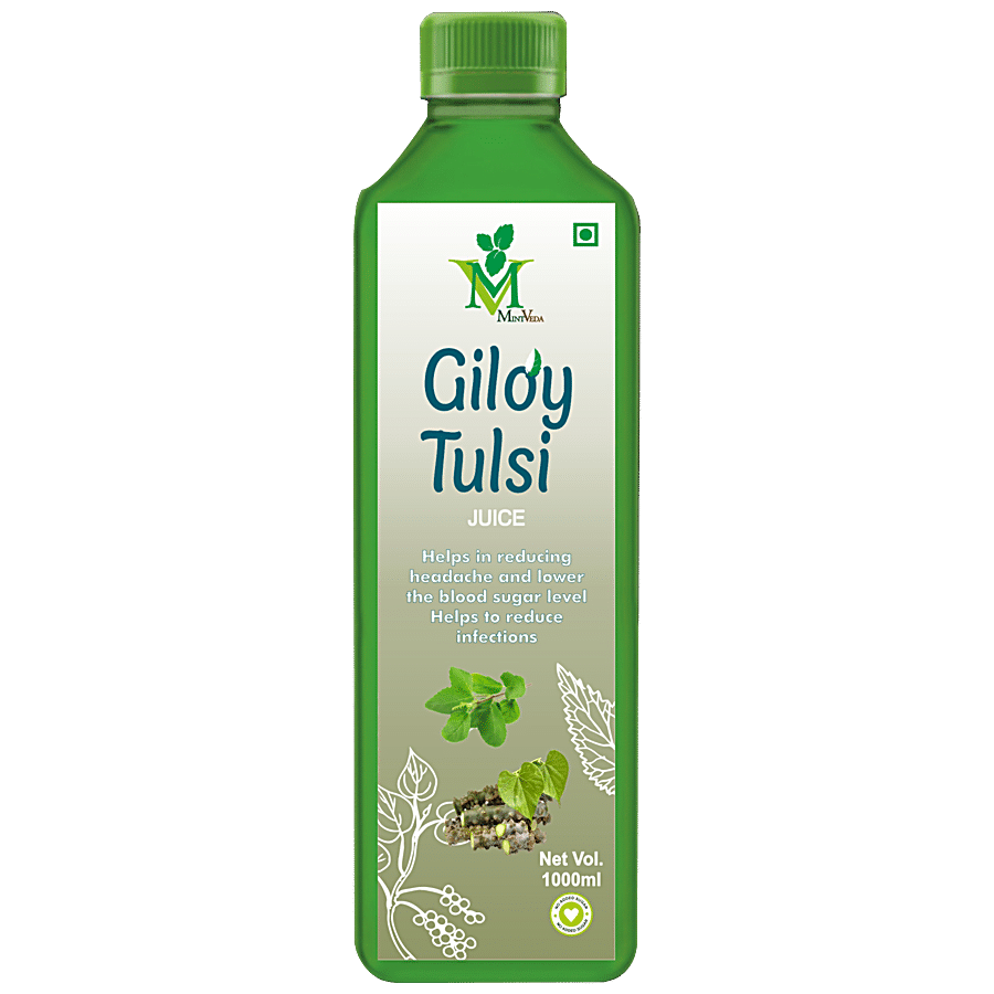 Mintveda Giloy Tulsi Juice - Sugar Free