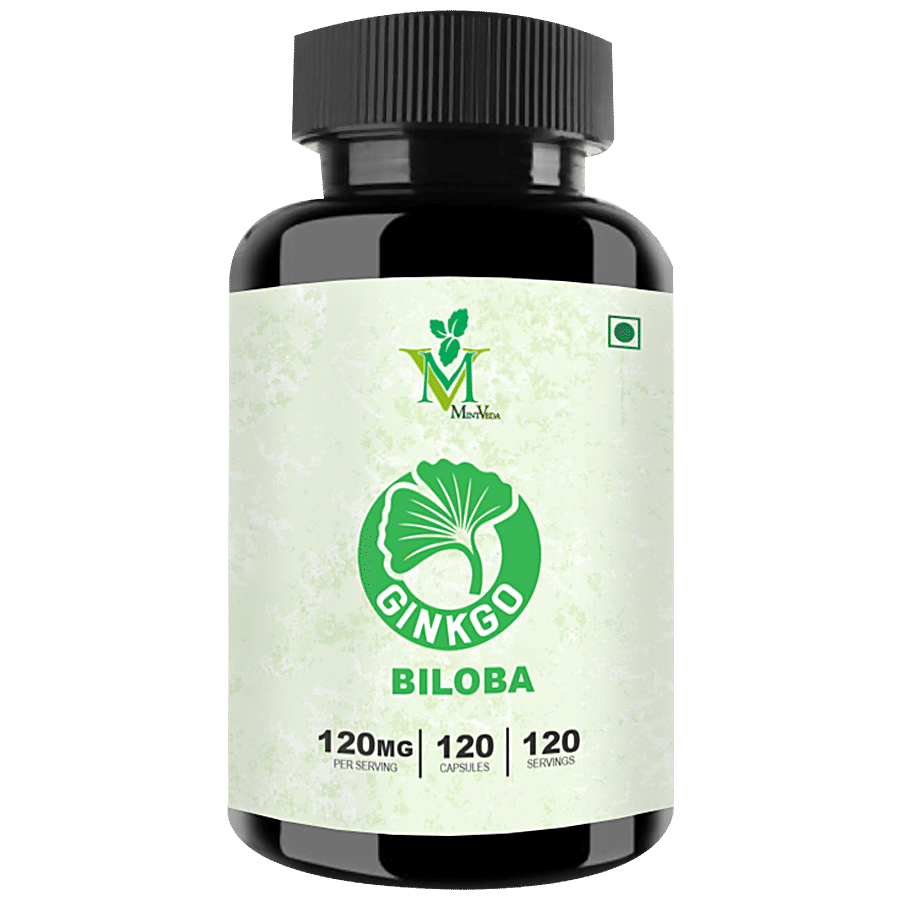 Mintveda Ginkgo Biloba Vegetarian Capsules