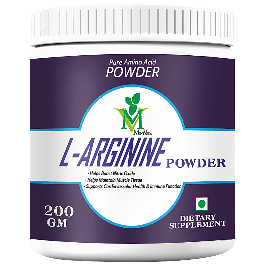 Mintveda L-Arginine Powder - Supports Health & Immune Function