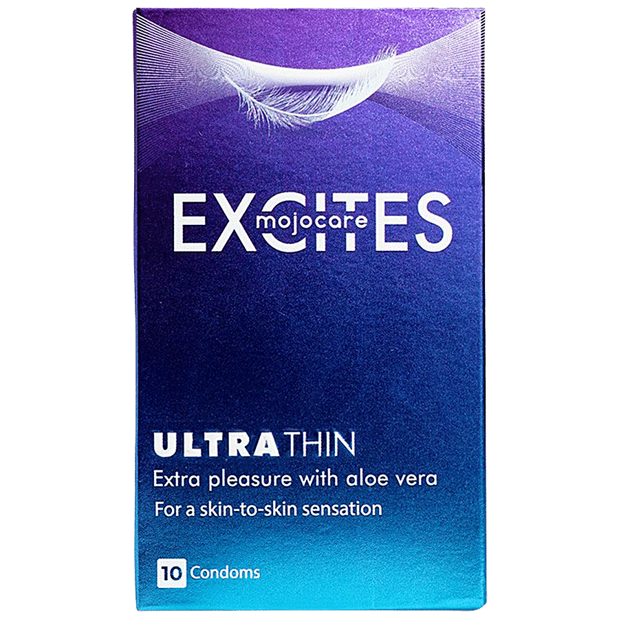 Mojocare Excites Ultra Thin Unflavoured Condoms