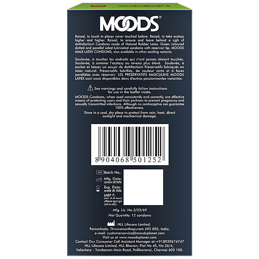 Moods Condoms - Premium Dotted