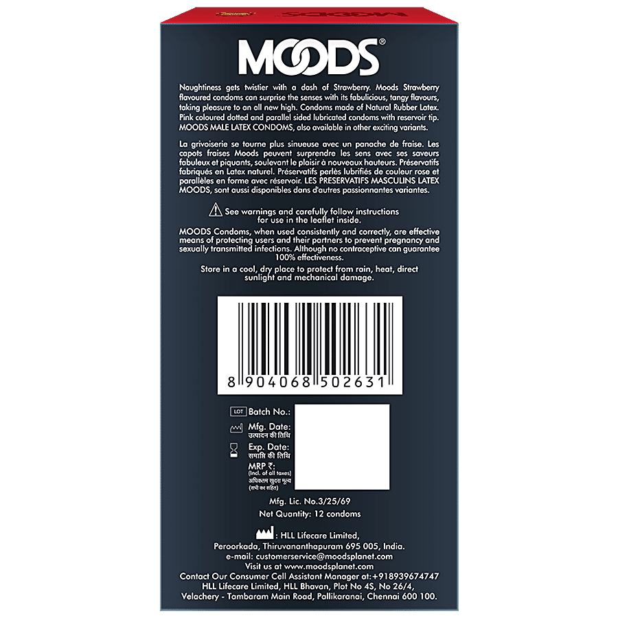 Moods Condoms - Strawberry