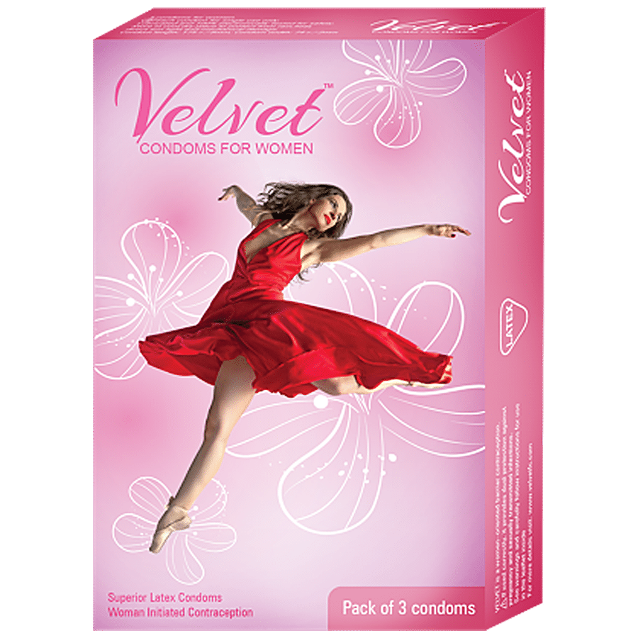 Moods Condoms - Velvet Female Condom