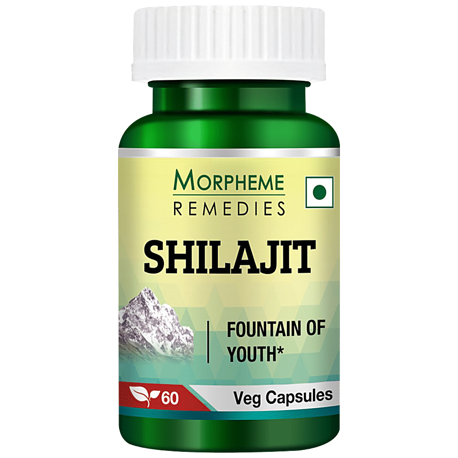 Morpheme Remedies Shilajit Veg Capsules - 500 mg