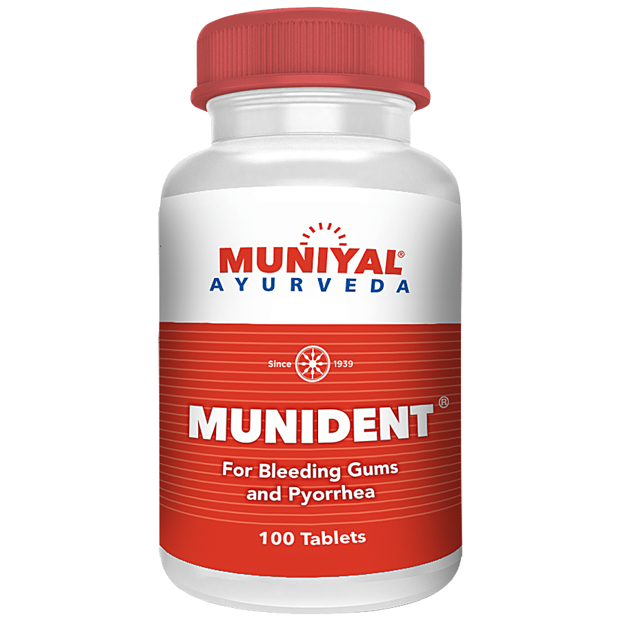 Muniyal Ayurveda Munident Crushable Ayurvedic Tablets