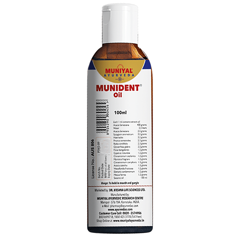 Muniyal Ayurveda Munident Oil