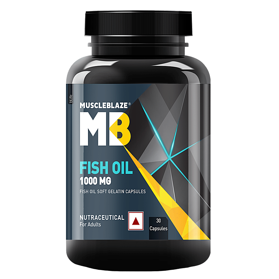 MuscleBlaze Omega 3 Fish Oil 1000 mg