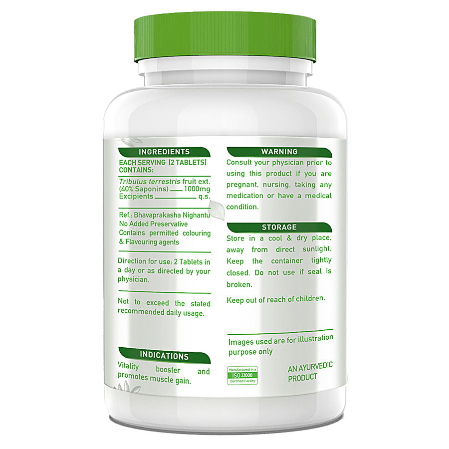 MuscleBlaze Tribulus Gokshura 1000mg Tablets