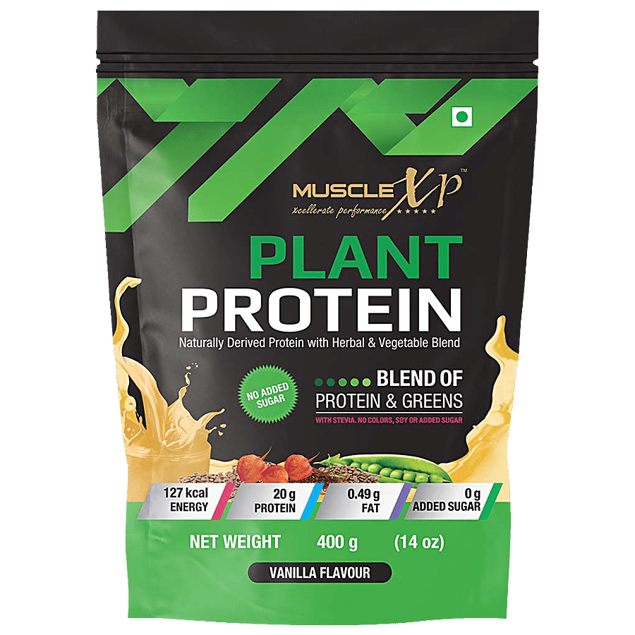 MuscleXP Plant Protein - Vanilla Flavour