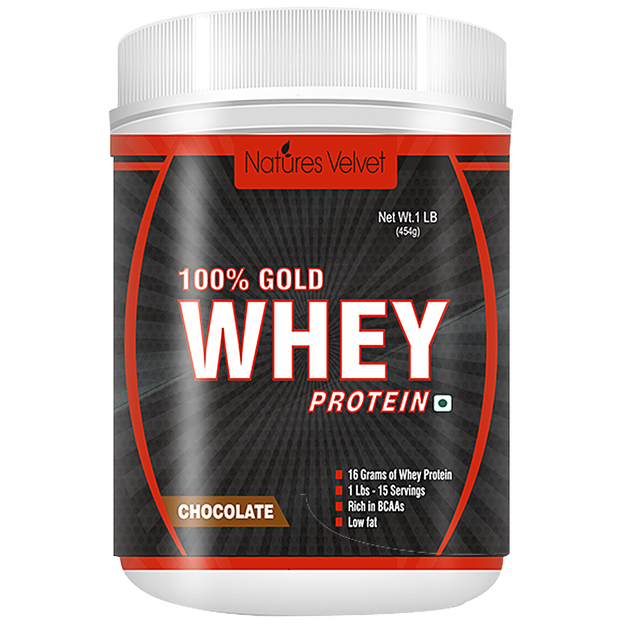 Natures Velvet 100% Gold Whey Protein - Chocolate