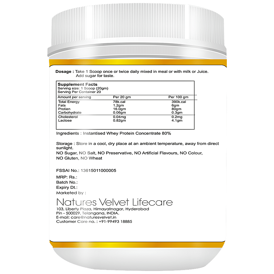 Natures Velvet Family Protein - Unflavoured