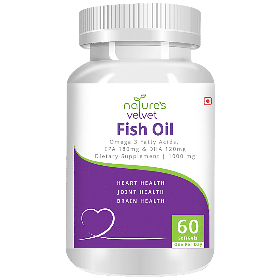 Natures Velvet Fish Oil Omega 3