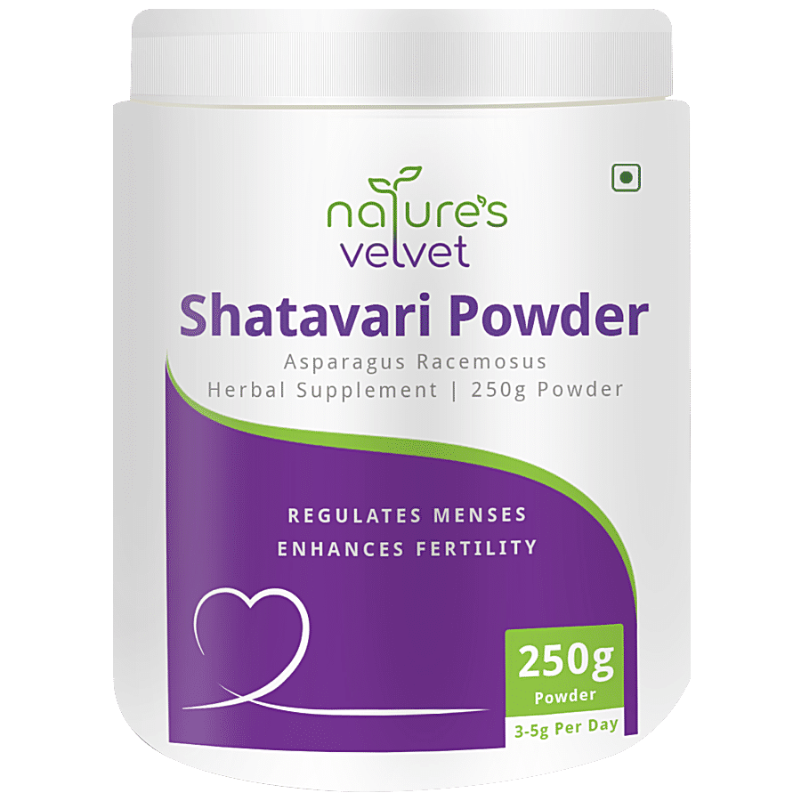 Natures Velvet Shatavari Powder -  For Women's Fertility