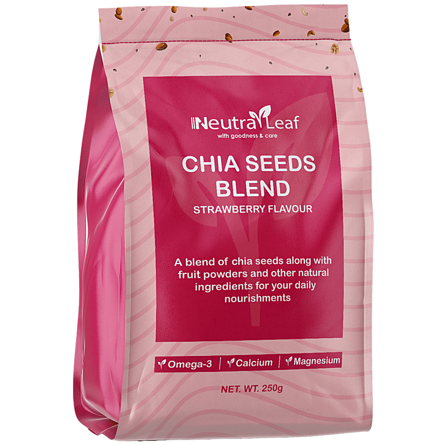 NeutraLeaf Chia Seeds Blend - Strawberry Flavour