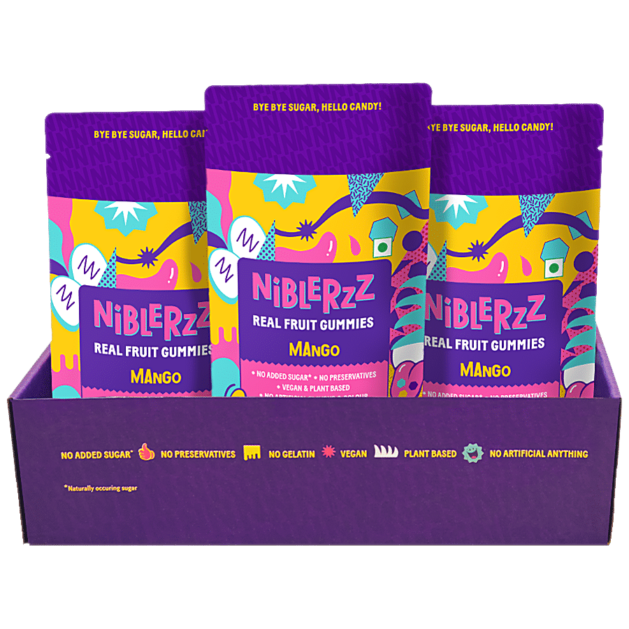 Niblerzz Real Fruit Gummies - Mango