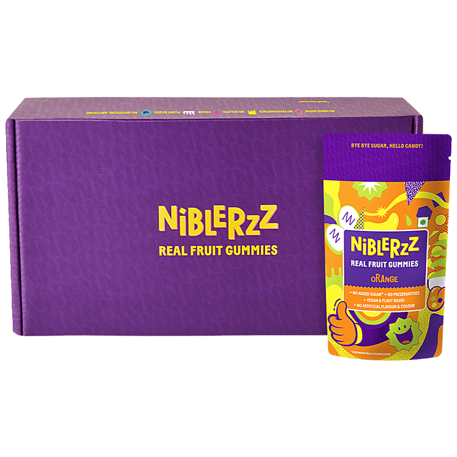 Niblerzz Real Fruit Gummies - Orange