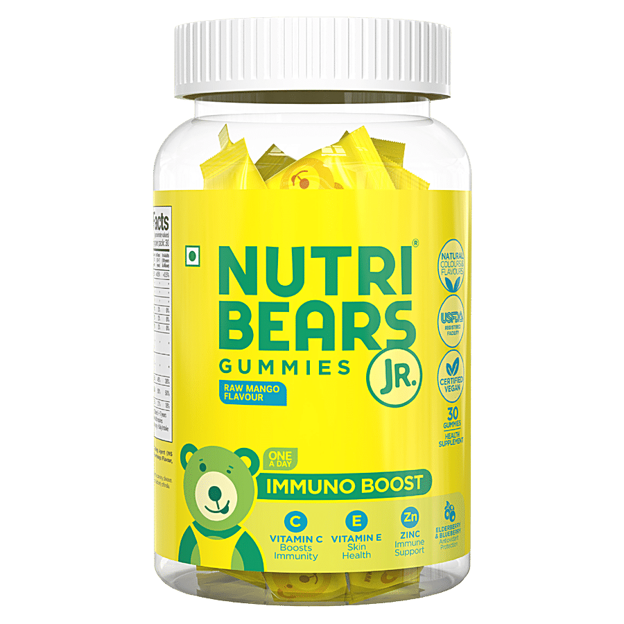 Nutribears Immuno Boost Gummies - Raw Mango Flavour