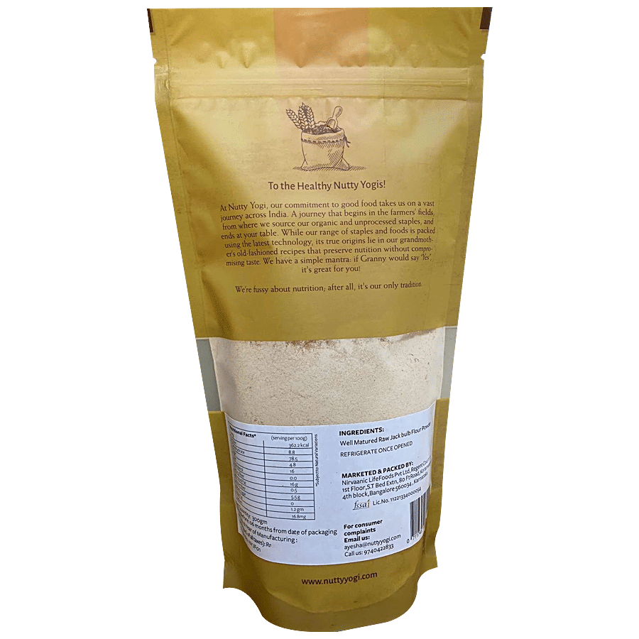 Nutty Yogi Nutri Jackfruit Powder - Rich In Protein & Iron