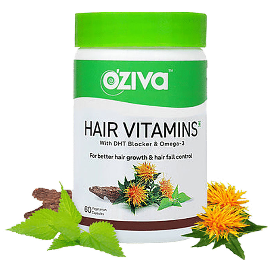 O'ZIVA Hair Vitamins Capsules - With DHT Blocker